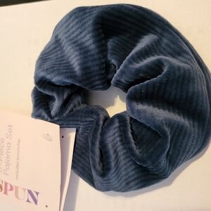 SPUN Blue Velvet Scrunchie
